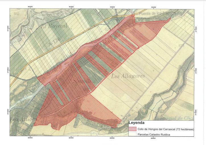 Mapa del Carrascal de Javierregaray